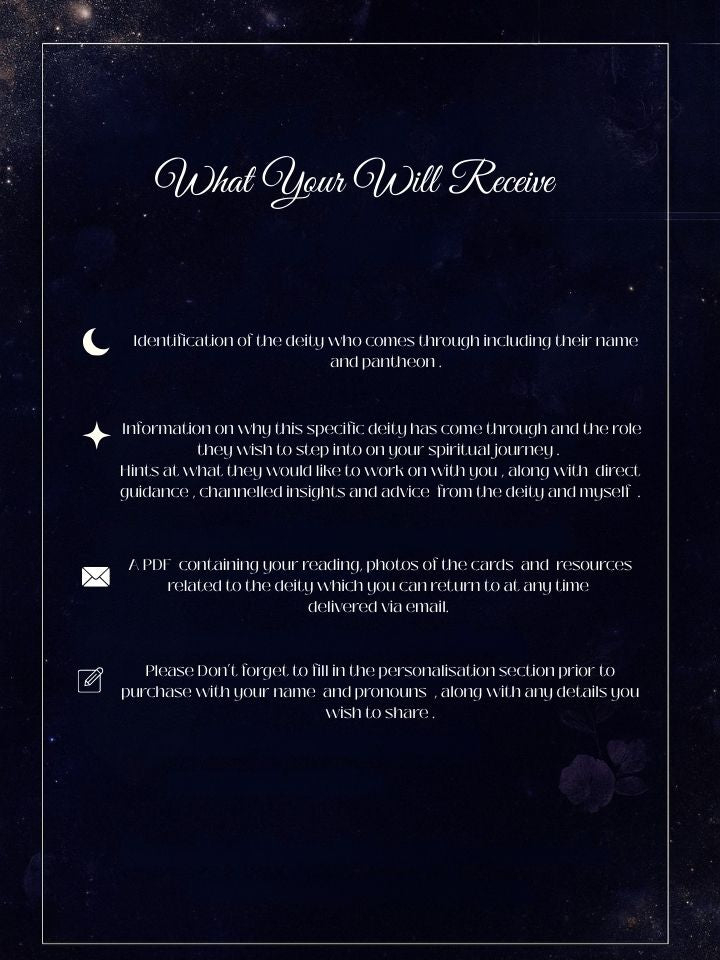 In-Depth Deity Identification Tarot Reading