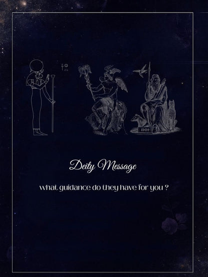 Divine Deity Message Tarot Reading, Receive Personalized Spiritual Guidance