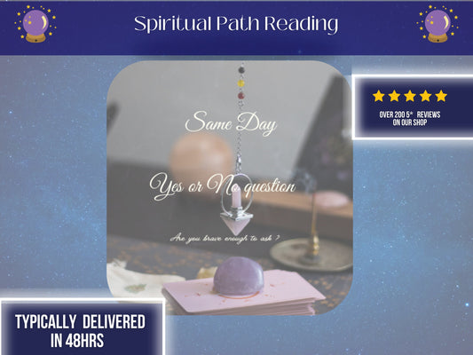 NEW!! Same day yes or no reading
