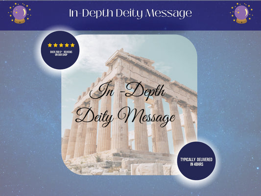 In-Depth Deity Message Tarot Reading, Personalized Insights for Spiritual Growth