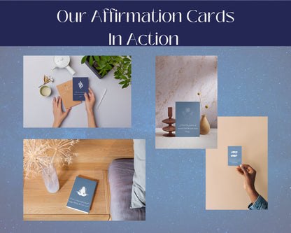 Printable New Moon Affirmation Cards - Manifest Positivity with Lunar Energy , mindfullness affirmation deck 2023 ,digital download