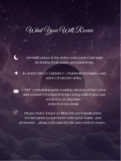 In-Depth Deity Message Tarot Reading