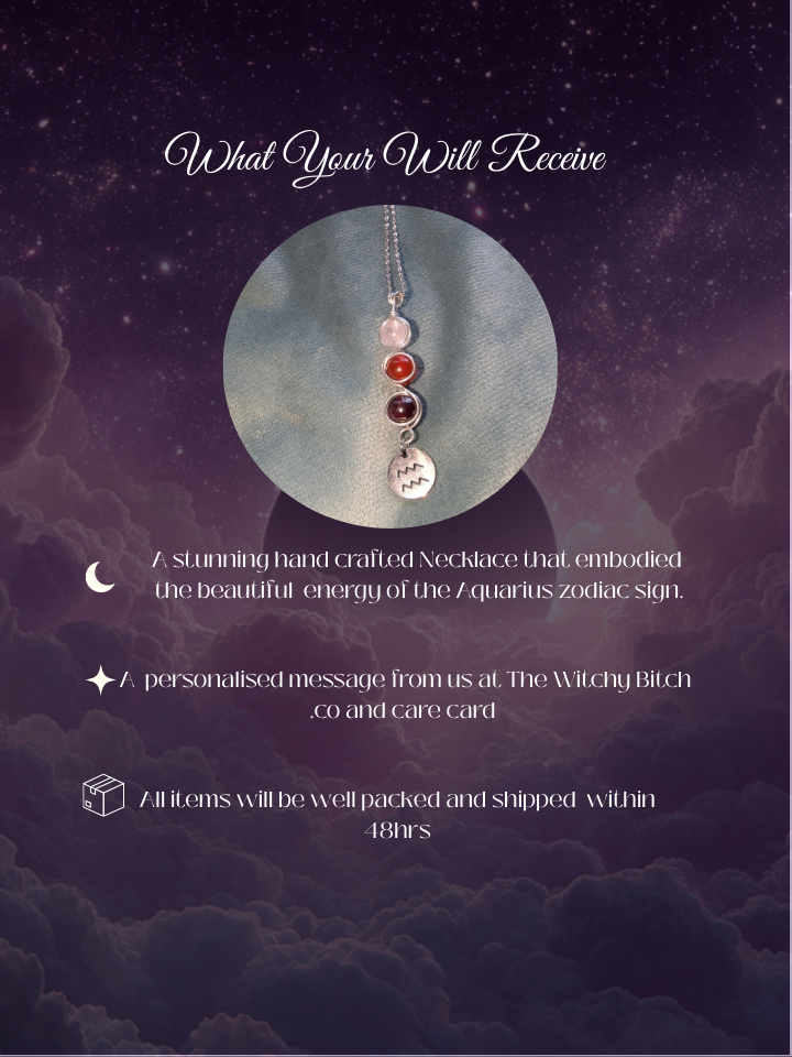 Aquarius Zodiac Necklace