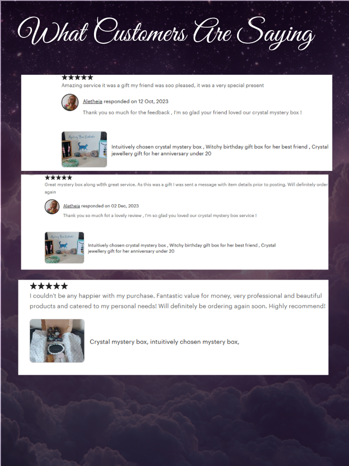 Crystal Mystery Box — An Intuitively Chosen Crystal Gift Full of Surprise