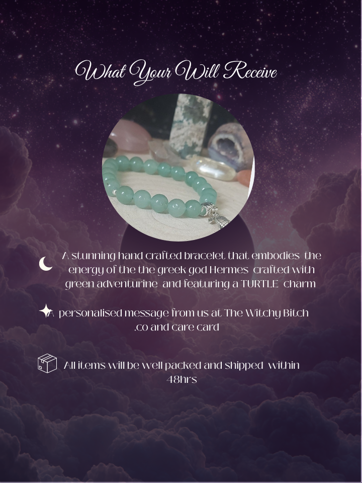 Hermes Devotional Deity Bracelet — Deity Jewellery for Communication, Focus & Movement