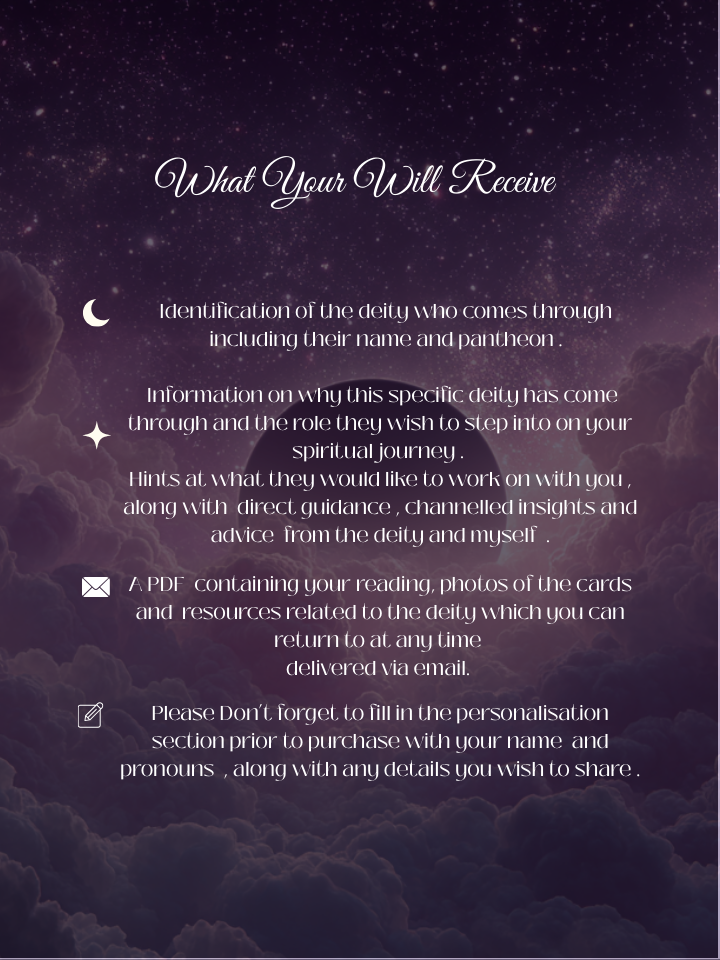 In-Depth Deity Identification Tarot Reading