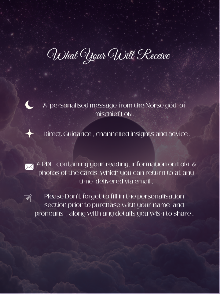 Deity Message from Loki tarot reading