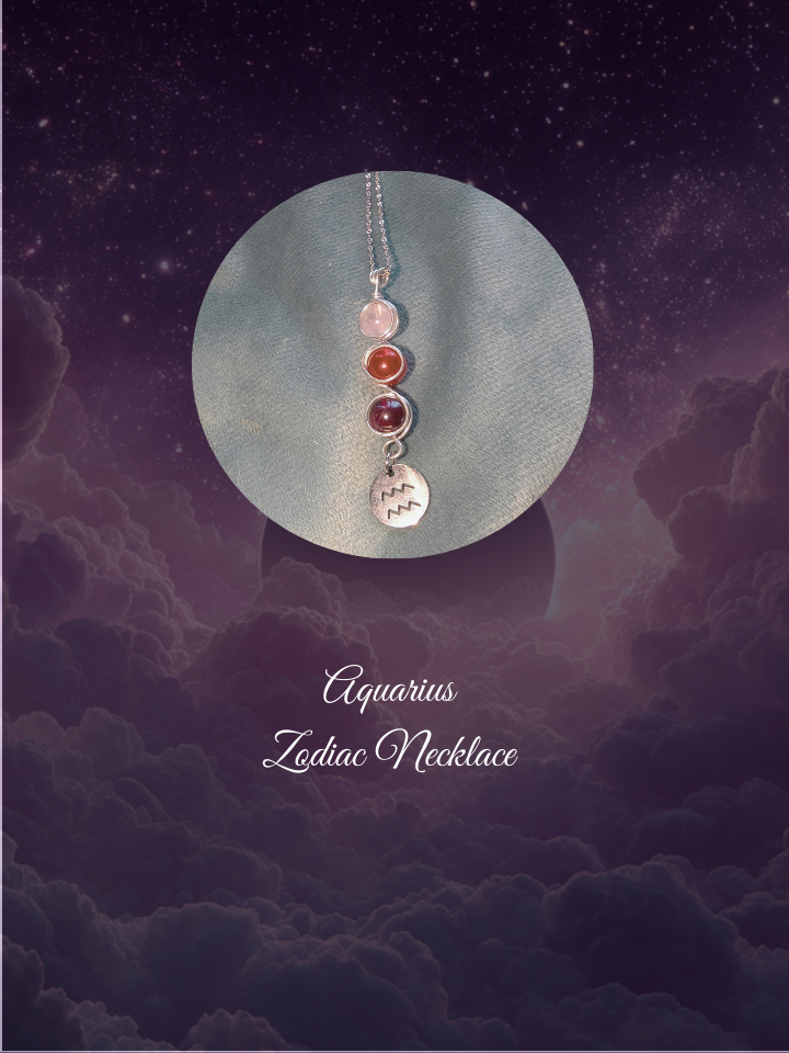 Aquarius Zodiac Necklace