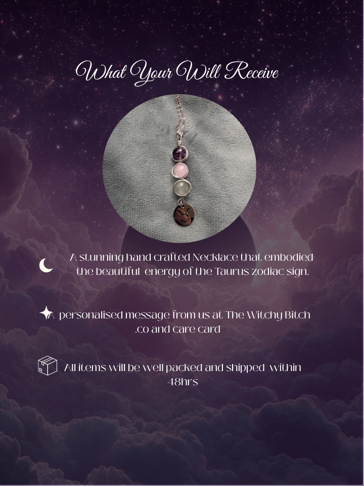 Taurus Zodiac Necklace