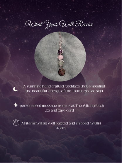 Taurus Zodiac Necklace